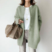 Soft Knitted Coat For Slimming Sense Of Design Women