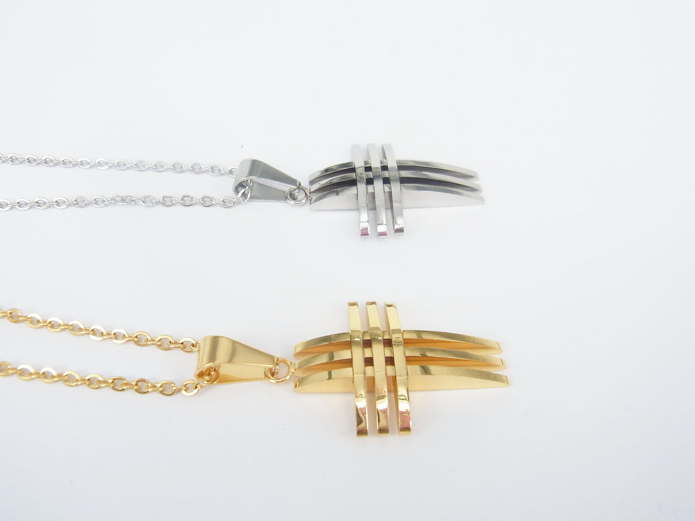 Hollow Cross Punk Personality Men Necklace