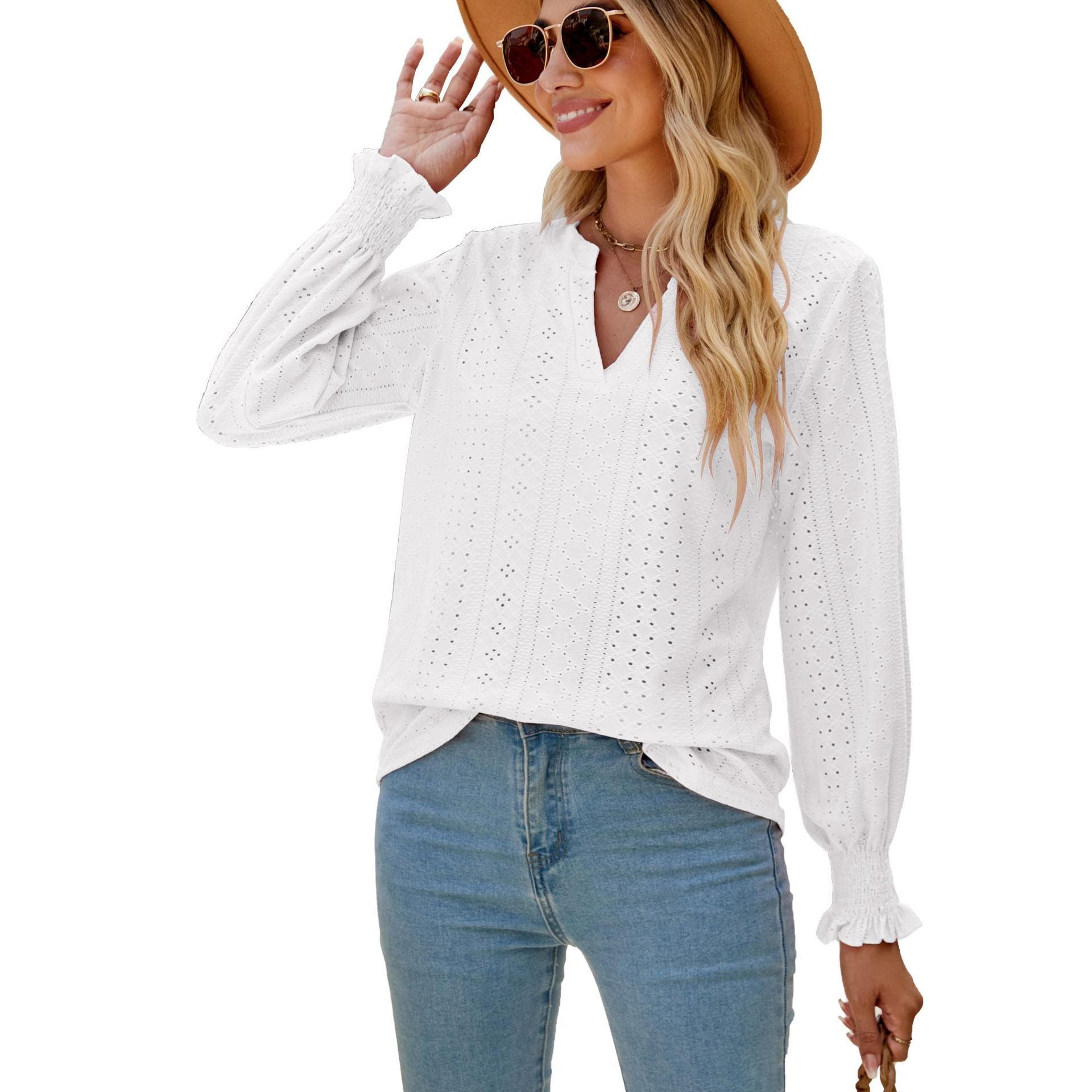 Cotton Ruffle Top