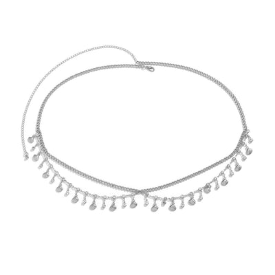 Star Metal Tassels Waist Body Chain