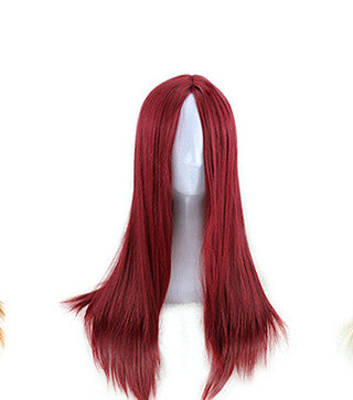 Headgear Style Split Black Long Wig