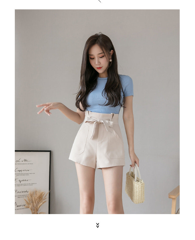 Bud High Waist Chiffon Pant