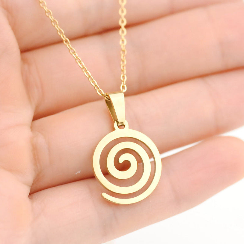 SPIRAL PIRAL PENDANT SET