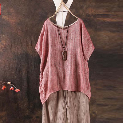 CASUAL LOOSE LINEN TOP