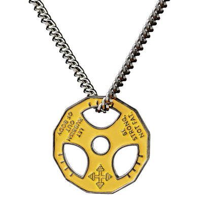 Sports Barbell Necklace