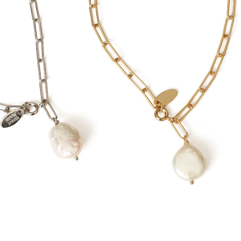 Shaped pearl Necklace