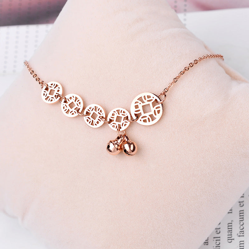 Coin Charms Chain Anklet