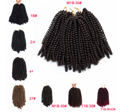 Crochet spring Wig