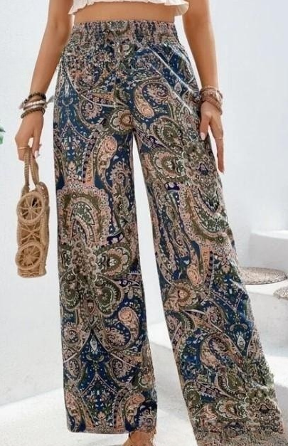 Paisley Printed Pant