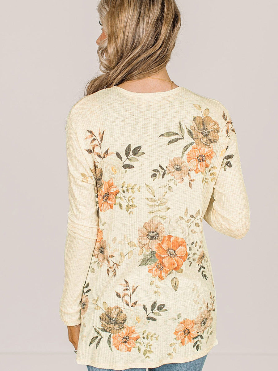 Floral Printed Sweater