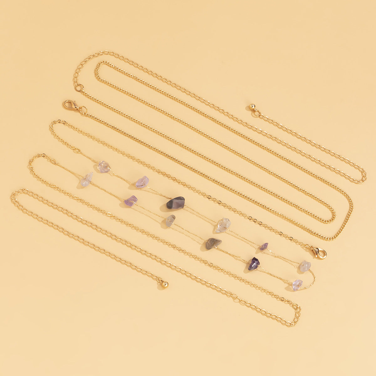 THIN STONE BODY CHAIN