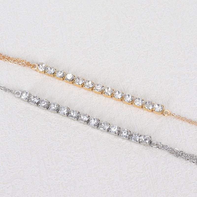 Temperament Chest Crystal Body Chain