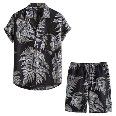 Youth 3D Casual Beach Pants And T-shirt Suit