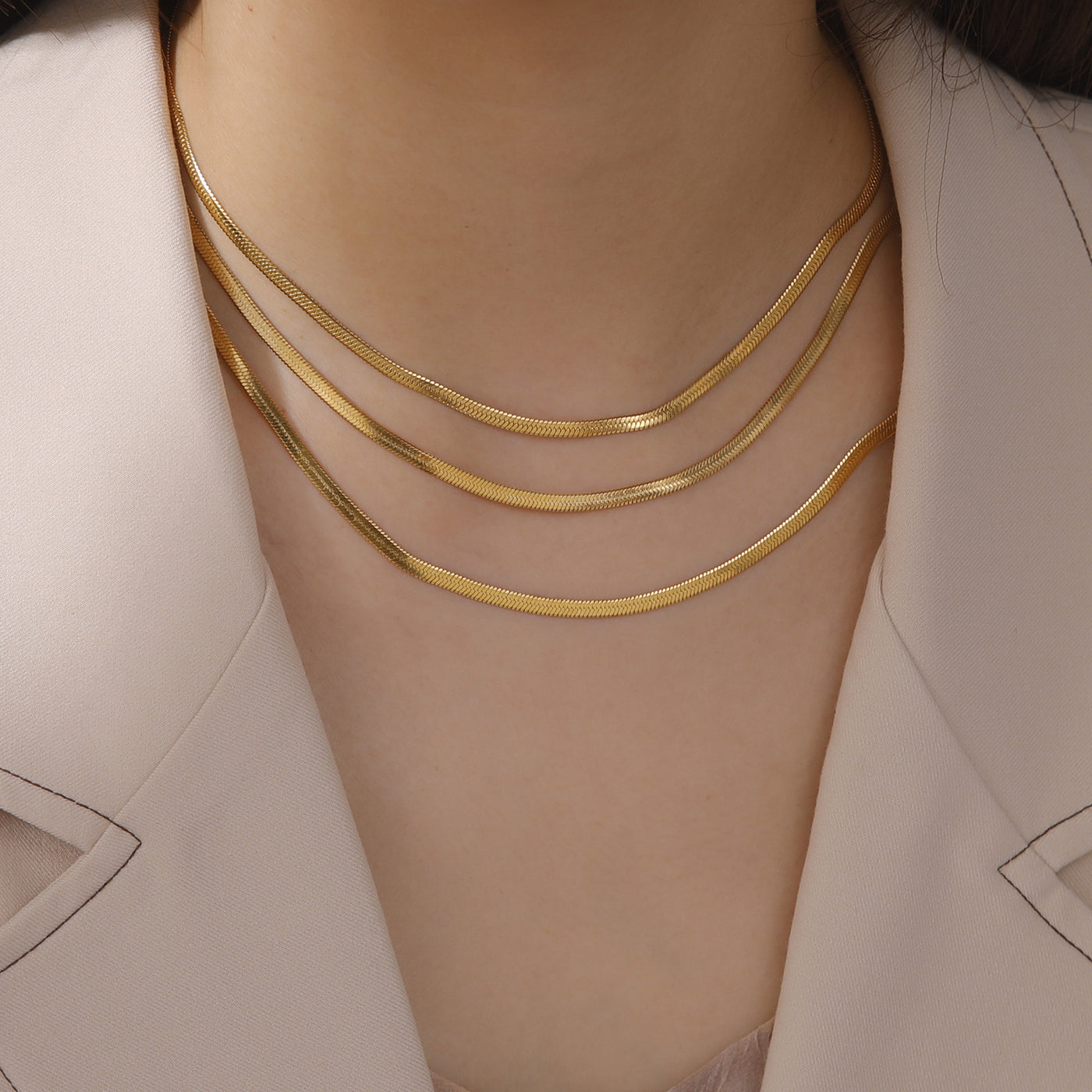 Snake Bone Choker Necklace