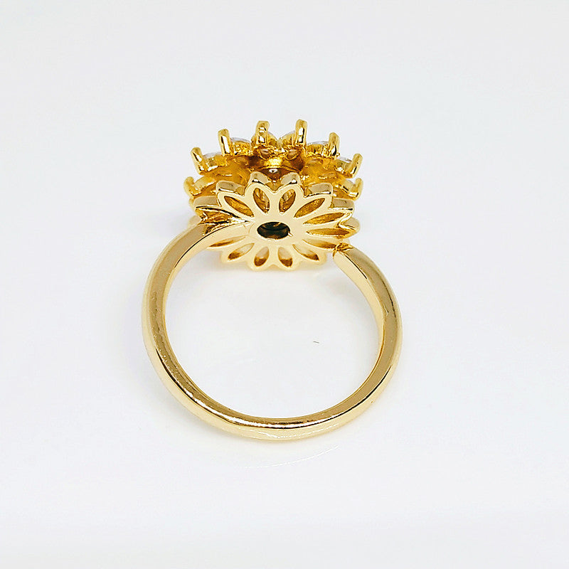 Rotating SUNFLOWER Ring