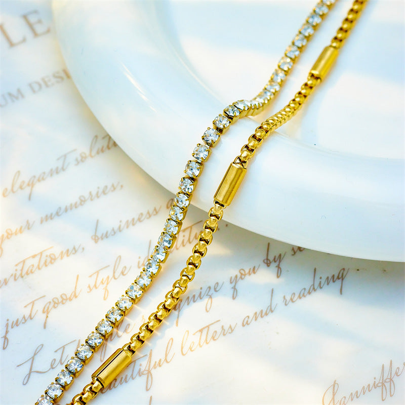 Multi-layer Diamond Bracelet