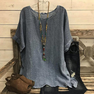 CASUAL LOOSE LINEN TOP