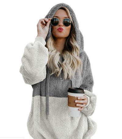 Plush Hoodies Zipper