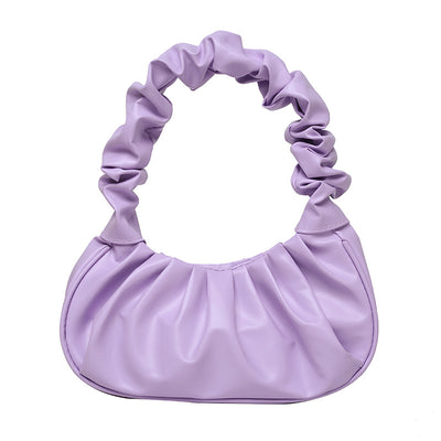 Cloud Pleated Simple Sweet Shoulder Bag