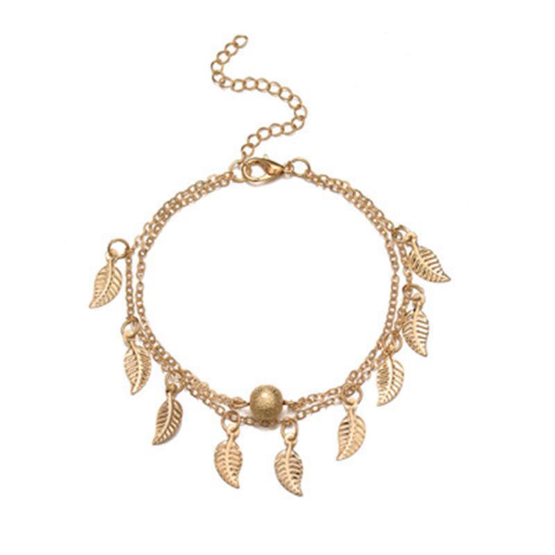 Small Leaves Anklet