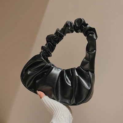 Cloud Pleated Simple Sweet Shoulder Bag