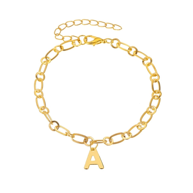 Letter Anklet