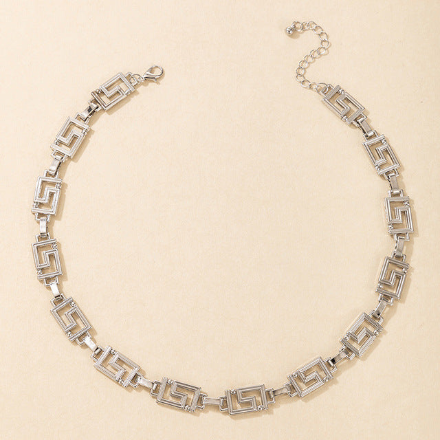 Irregular Square Necklace