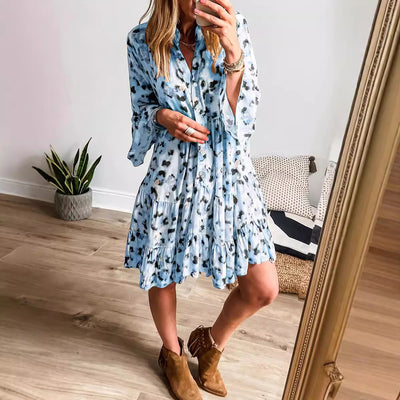 Loose Cool Button Dress