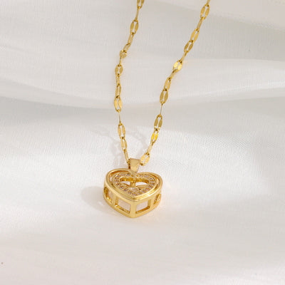 Indoor Heart Necklace