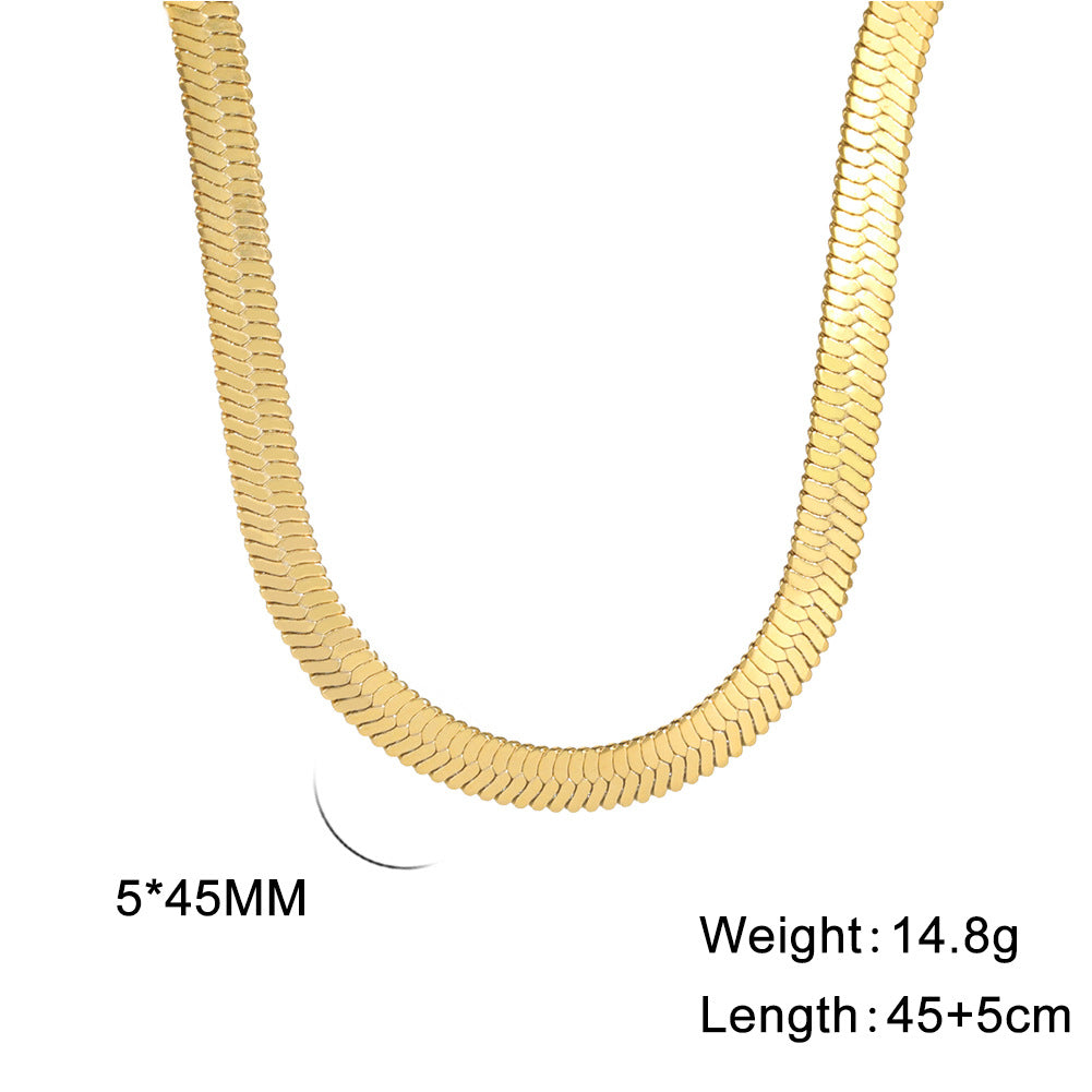 Snake Bone Choker Necklace