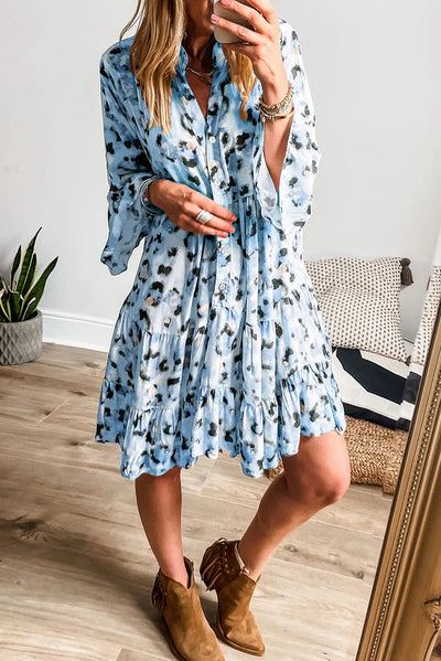 Loose Cool Button Dress