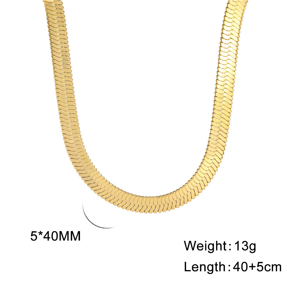 Snake Bone Choker Necklace