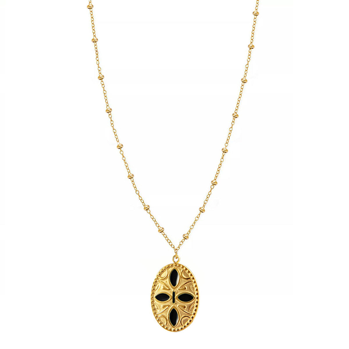 Drippone Oval  Necklace