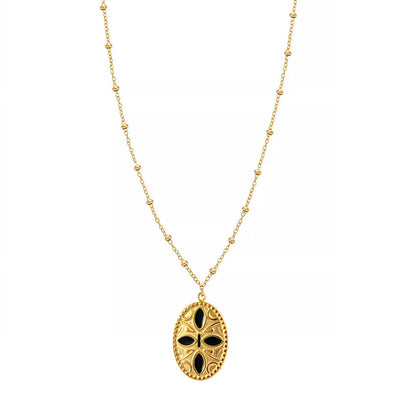 Drippone Oval  Necklace