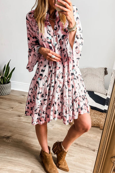 Loose Cool Button Dress