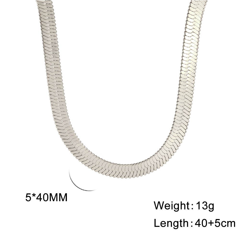 Snake Bone Choker Necklace