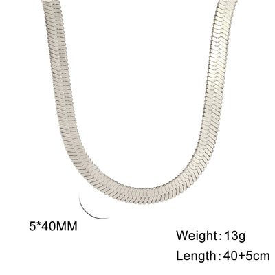 Snake Bone Choker Necklace