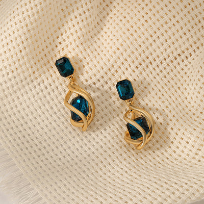 Emerald Stud Earrings