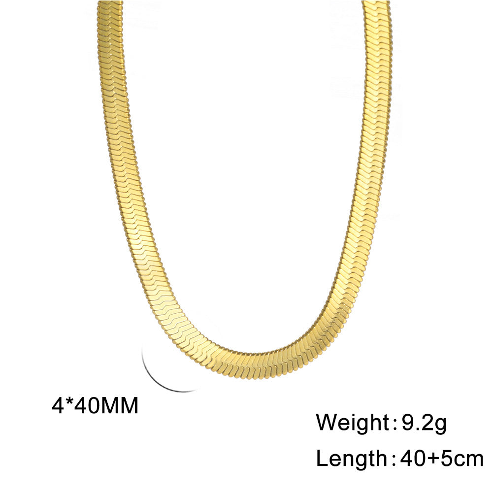 Snake Bone Choker Necklace