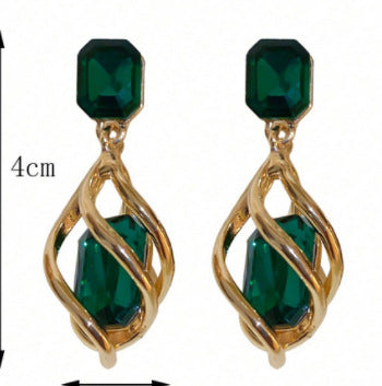 Emerald Stud Earrings