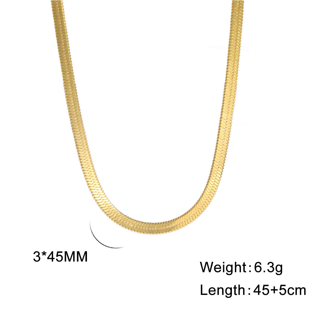 Snake Bone Choker Necklace