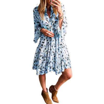 Loose Cool Button Dress