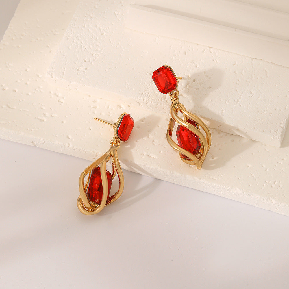 Emerald Stud Earrings