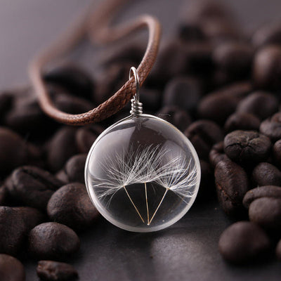 Dandelion Flower Necklace