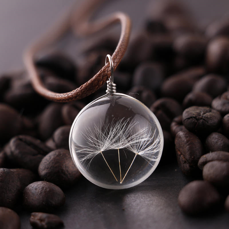 Dandelion Flower Necklace