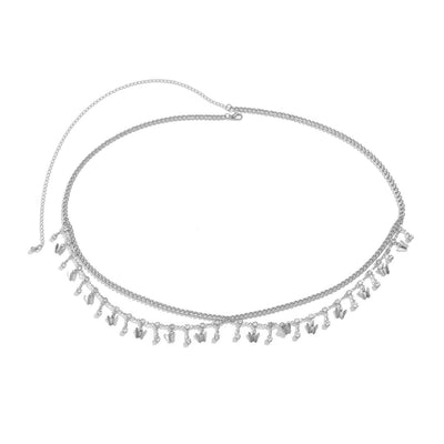 Star Metal Tassels Waist Body Chain