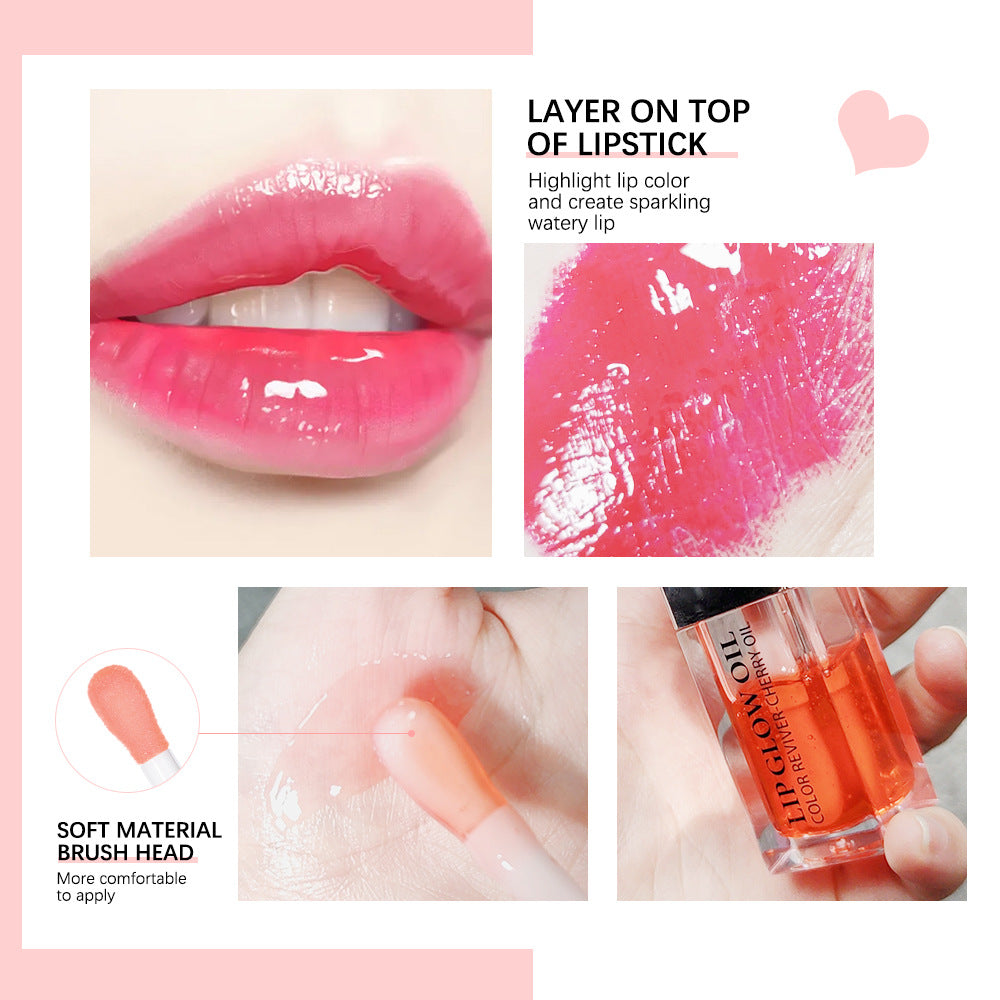 Transparent Lip Gloss Glass Oil