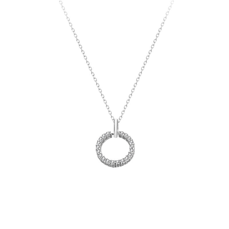 Edge Circle Necklace