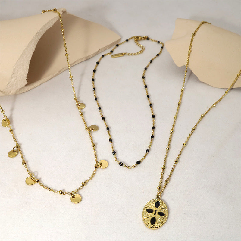 Drippone Oval  Necklace