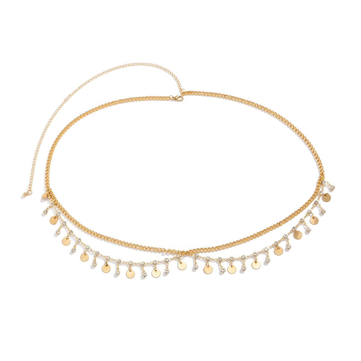 Star Metal Tassels Waist Body Chain